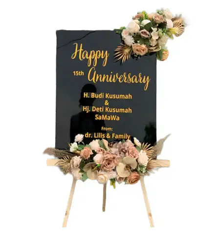 Papan Bunga Akrilik Pomahan